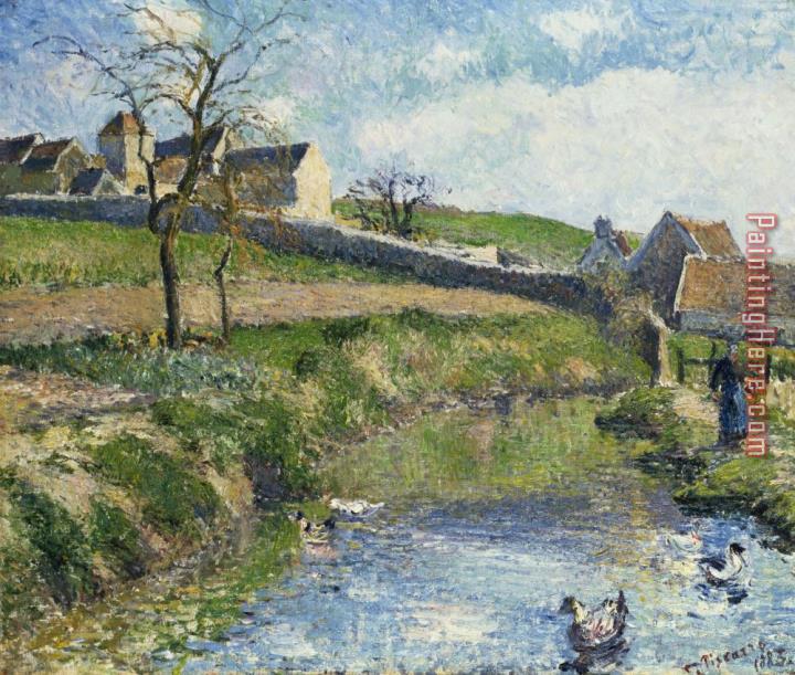 Camille Pissarro The Farm at Osny